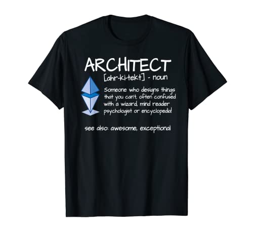 Regalo divertido de definición de arquitecto Camiseta