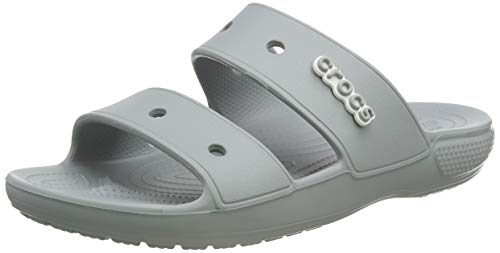 Crocs Classic Crocs Sandal, Sandalias Unisex adulto, Gris Claro, 33/34 EU