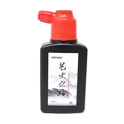 Artway Tinta china Sumi, negra, 100 ml