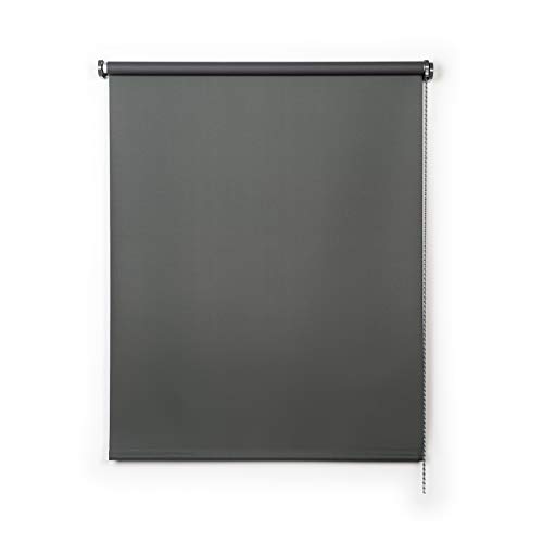 STORESDECO - Estor Enrollable Opaco, Estor Blackout, Persiana Opaca para Ventanas y Puertas | Color Gris Verde, 200 cm x 250 cm