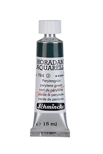 Schmincke - HORADAM® AQUARELL - acuarelas para artistas, verde perileno - 15 ml
