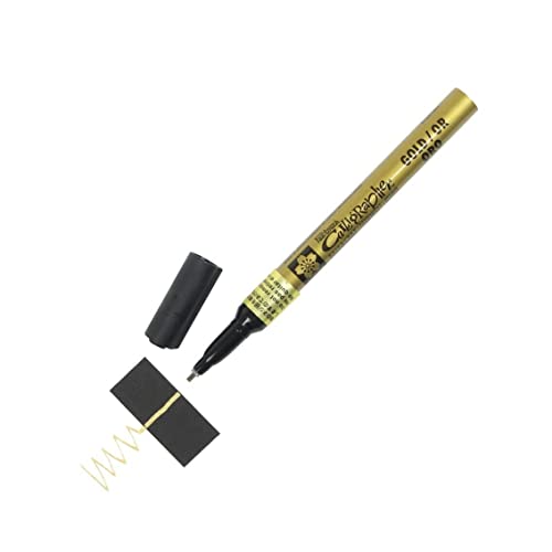 Bolígrafo para caligrafía, color dorado
