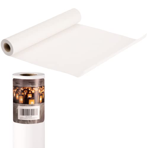 WINTEX Tracing Paper - Rollo de Papel de Seda Blanco - Papel Cebolla Transparente para Patronaje, Manualidades, Bosquejos, Calcos, Envolver - Papel Vegetal DIY