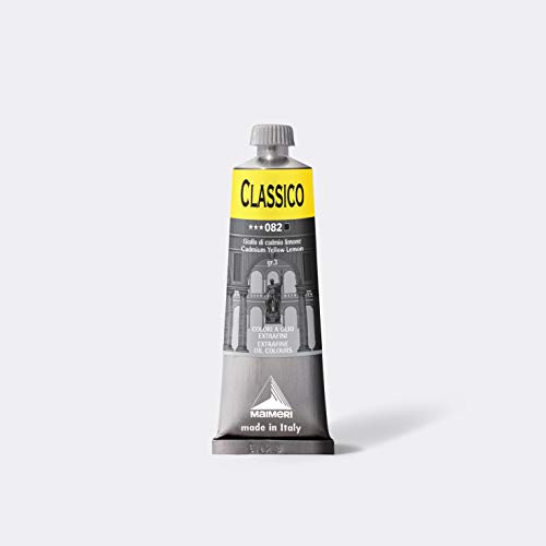 Maimeri Oleos Finos Clásicos: 60ml, Amarillo Limón Cadmio (Pomo)