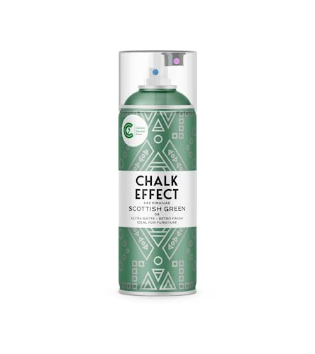 COSMOS LAC - SPRAY PINTURA TIZA CHALK EFFECT ULTRA MATE 400 ML - Scottish Green 08