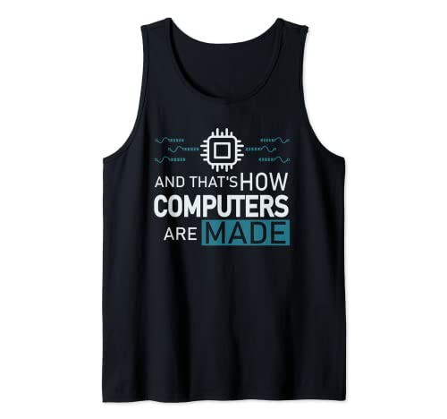 Programador divertido Programador Coder Arquitectura de computadora Camiseta sin Mangas