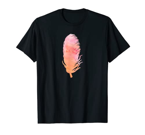 Camiseta de plumas de acuarela - Camiseta de símbolo de plumas Camiseta