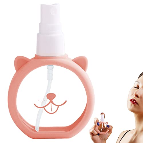 Virtcooy Mini Botellas de Spray | Botella de Perfume Recargable de Dibujos Animados de 55 ml - Botella de pulverizador cosmético vacía a Prueba de Fugas de Niebla Fina, contenedores de líquidos
