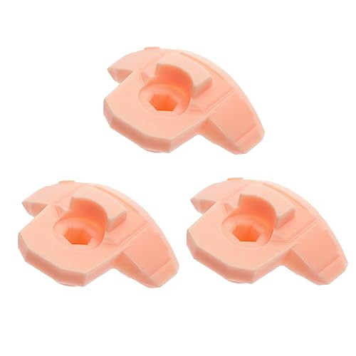 TOPPERFUN 3 Uds Soporte Facial Mini Suministros para Manualidades Playset DIY Cara De Muñeca Suministros Cabeza De Muñeca Única Accesorio Muñeca De Arcilla Figura DIY Soporte Facial Muñeca