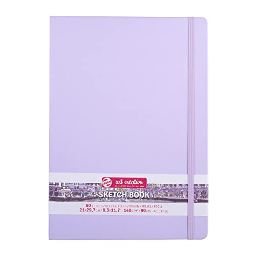 Talens Art Creation - Cuaderno de bocetos (80 hojas, 21 x 30 cm), color violeta pastel