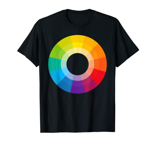 Esquemas de círculo de rueda de color Variaciones Colores de tono Artsy Tee Camiseta