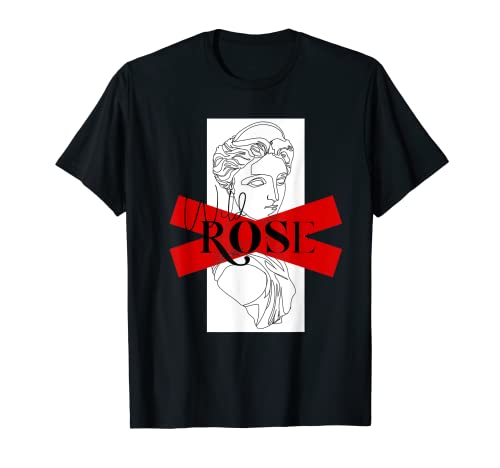 EL ARTE DE LA ESTATUA ROMANA DE ROSA SALVAJE Camiseta