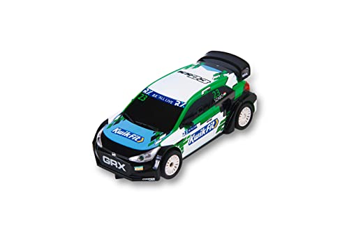 Scalextric - Coche de Carreras Compact - Coche Slot Escala 1:43 (Hyundai i-20 RX - Kwik Fit)