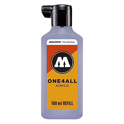 Molotow mo692209 Refill one4all, recarga para marcador permanente 180 ml, 1 pieza, violeta azulado pastel