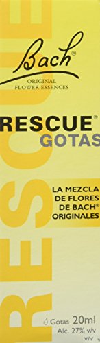 Bach - Rescue Gotas, con ingredientes de origen Natural a Base de Flores de Bach - 20 ml