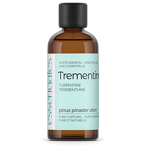 Essenciales - Aceite Esencial de Trementina, 100% Puro, 100 ml | Aceite Esencial Pinus pinaster aiton