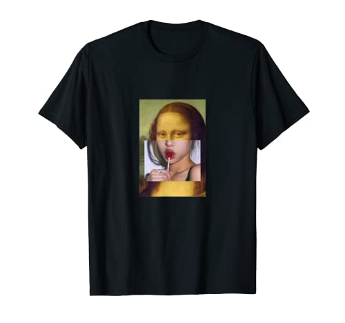 Mona Lisa Lollipop Gioconda Camiseta