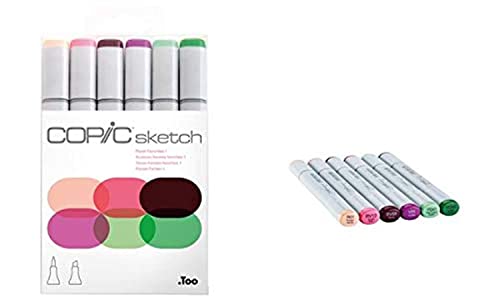 Copic Sketch 6pcs Set - Floral Favorites 1