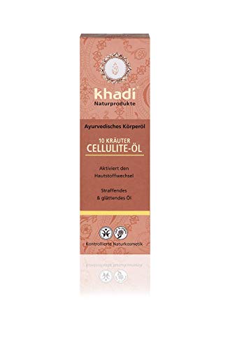 Khadi 1118-060 Aceite Corporal 10 Hierbas Anticelulitico, 100 ml