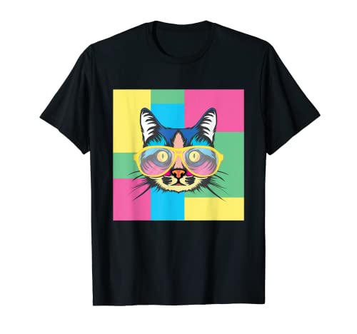 pintura pop art gato Camiseta