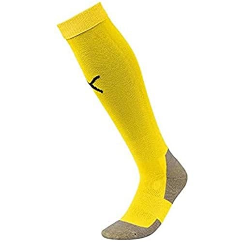 Puma Liga Socks Core, Calcetines para Hombre, Amarillo (Cyber Yellow/Black), 39-42 (Talla del fabricante: 3)