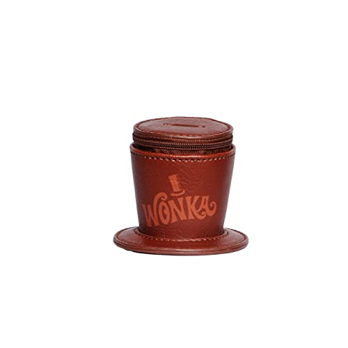 Willy Wonka Charlie y la Fábrica de Chocolate Choco, Monedero Hat, Marrón