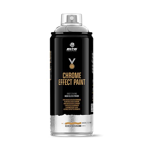 Montana Colors MTN PRO Efectos Cromados - Plata Cromada, Spray 400ml