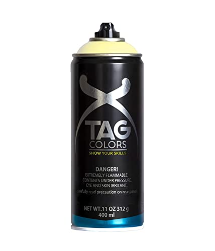 TAG COLORS - Bote de Spray para Graffiti, Color Dune Brown (G400A003), Resultado Profesional, Precisión y Cubrición, Acabado Ultra Mate, 400ml