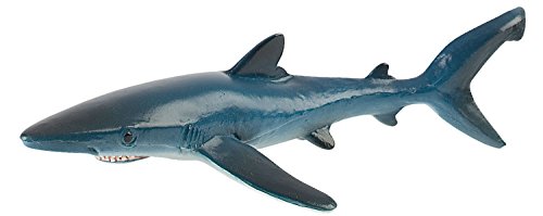 Bullyland 67411-Figura de Juego, tiburón Azul, Aprox. 19 cm de Altura, Figura Pintada a Mano, sin PVC, para Que los niños jueguen con imaginación, Color Colorido (Bullyworld 67411)