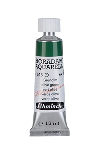 Schmincke - HORADAM® AQUARELL - acuarelas para artistas, verde-oliva - 15 ml