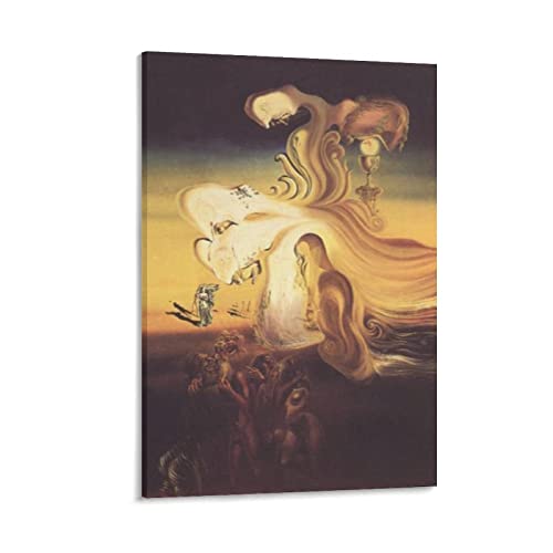 Cartel de pintura de Profanation of The Host por Salvador Dalí Obras de arte geniales Pintura Arte de pared Lienzo Lienzo Póster colgante 12 x 18 pulgadas (30 x 45 cm)