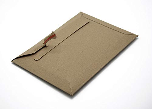 Sobres de cartón sólido marrón (relleno transversal) cartón DIN A4, planos: 315 x 240 mm/montado: 280 x 190 x 40 mm (PS.263) (100)