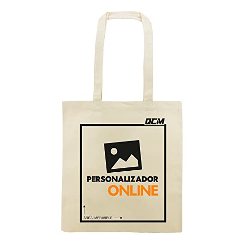 QCM Bolsa de Algodón Personalizada · Impresión directa (DTG) · sin limitación de colores · Tote Bag 240g/m² Natural