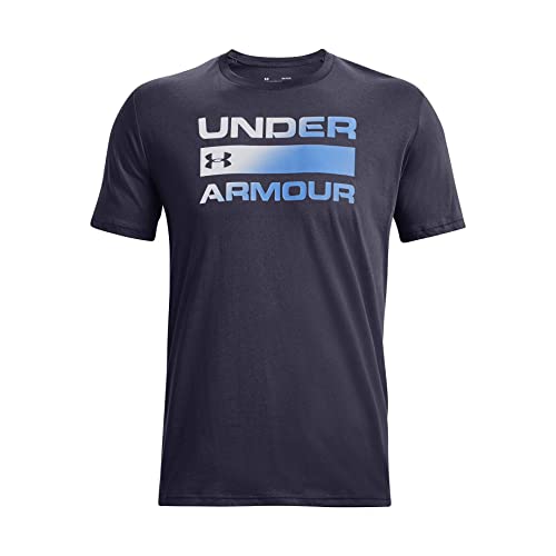 Under Armour Team Issue Wordmark-Camiseta de Manga Corta Graph, Acero Templado, Small para Hombre