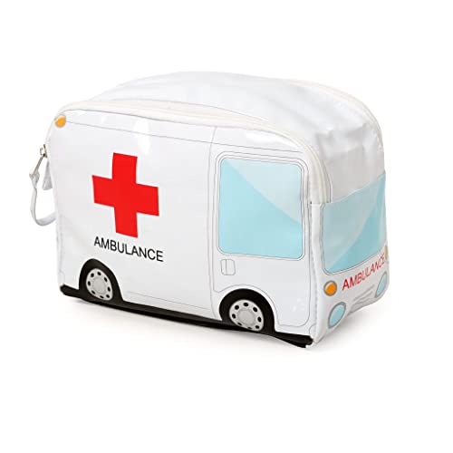 Balvi Estuche medicamentos Ambulance Color Blanco Neceser de medicamentos para Poder incluir botiquin