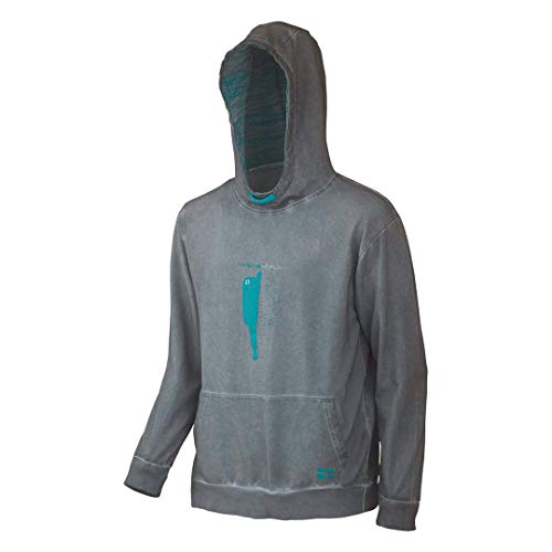 Trango Teamer - Sudadera para Hombre, Color Gris/Azul Verdoso, Talla S