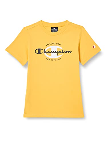 Champion Legacy Graphic Shop C S/S Camiseta, Amarillo Ocre, 11-12 Years para Niños