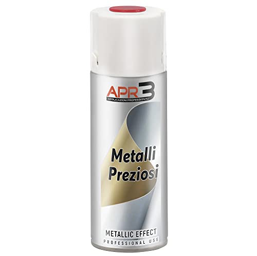 APR3 - Pintura Acrílica en Spray, Color Metalizado Rojo, Perfecto para Múltiples Aplicaciones en Exterior e Interior, 400 ml