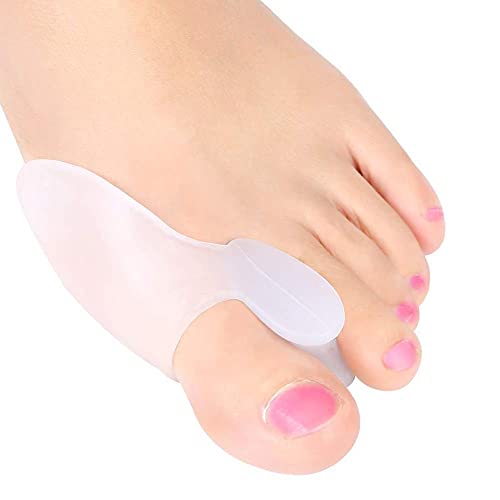 Corrector De Juanetes para Noche y Día, 6 Correctores de Gel Para el Dedo Gordo del Pie, almohadillas de juanetes, férula de bici, botie, protector, Protección de Juanetes y Hallux