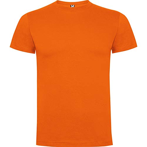 ROLY Dogo Premium 6502 Camiseta 100% algodón Unisex Naranja 31 XXL