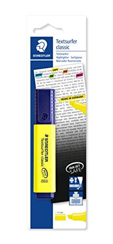 STAEDTLER 364-1 BKDAST Textsurfer Classic Blister con 1.marcador fluorescente color amarillo