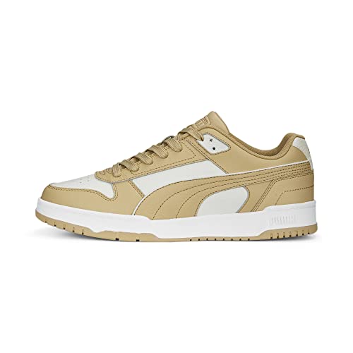 PUMA Unisex Adults' Fashion Shoes RBD GAME LOW Trainers & Sneakers, VAPOR GRAY-TOASTED ALMOND-PUMA GOLD, 43