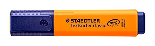 STAEDTLER 364-4 - Pack de 10 Marcadores Fluorescente, Color Naranja