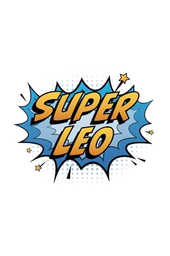 Super Leo: Notebook with lined pages.