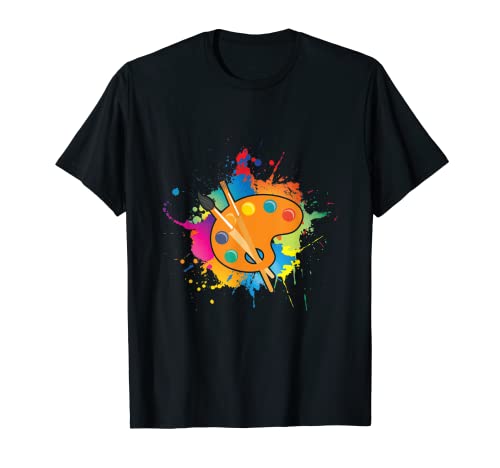 Colores paleta de colores pintura pintura pincel arte artista dibujo Camiseta