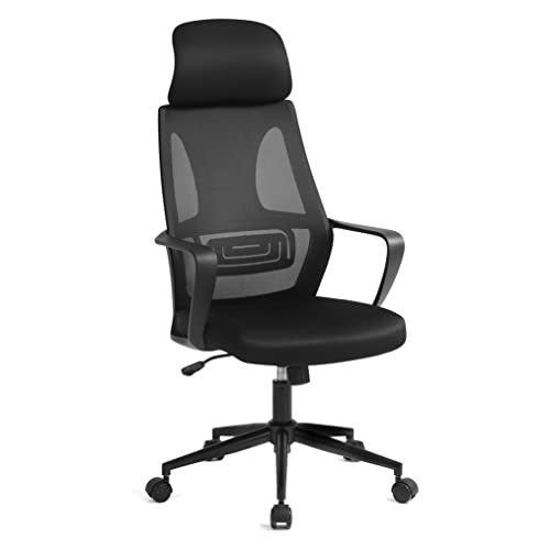 ralex-chair Silla Oficina Ergonómica, Silla De Escritorio, Silla Giratoria Ajustable, Silla Ejecutiva De Malla, Silla De Escritorio De Malla con Función Basculante y Altura Ajustables