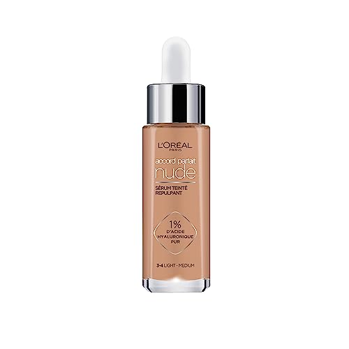 L'Oreal Paris Make-up Designer Maquillaje Sérum Con Color Accord Parfait Tono 3-4 Medio-claro