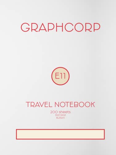 Graphcorp E11 Travel Notebook Ski Hill: 200 Page Travel Bullet Journal / Notebook / Diary / Sketchbook