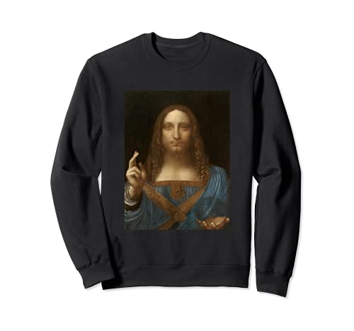 Salvador de Leonardo Da Vinci Mundi Sudadera