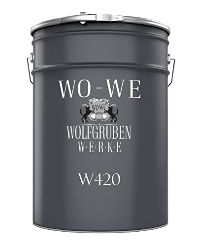 WO-WE Pintura de madera W420 Esmalte para Muebles Puertas al Agua Gris luminoso - 2,5L